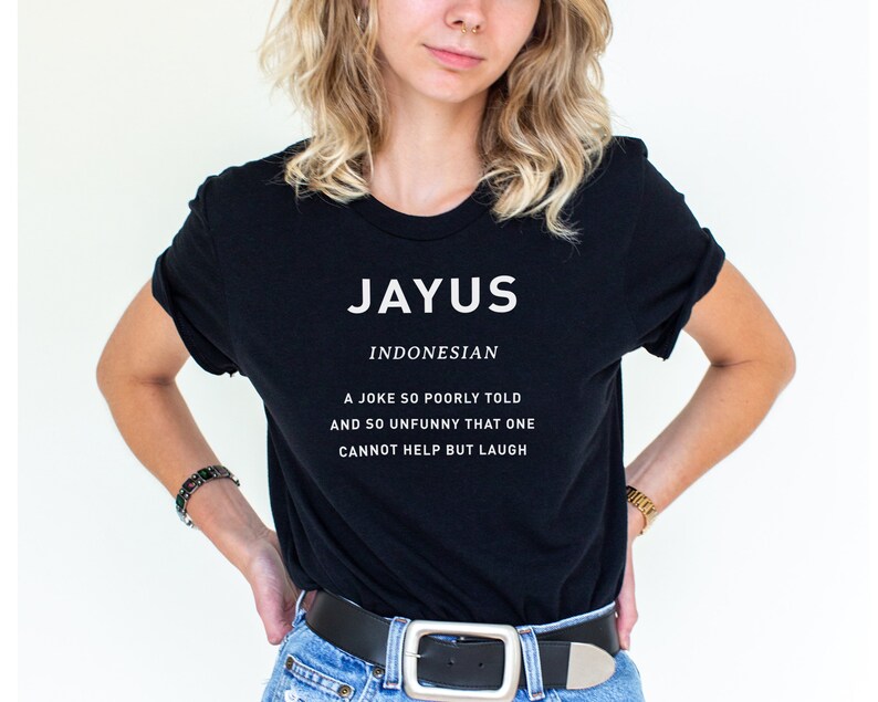 JAYUS Literary Tshirt Definition Shirt Indonesian Etsy