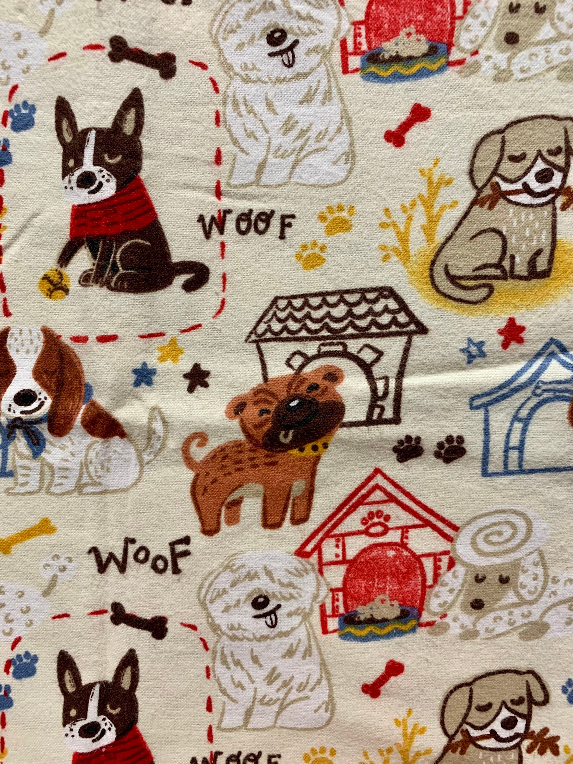 Dog Flannel Fabric Snuggle Flannel Fabric Etsy