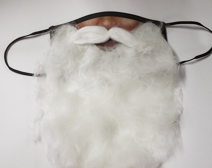 Santa with Beard Face Mask
