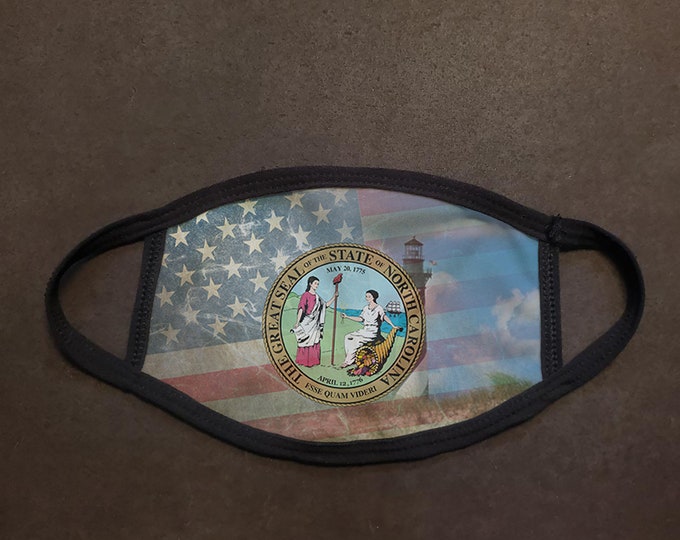 North Carolina State Seal Face Mask