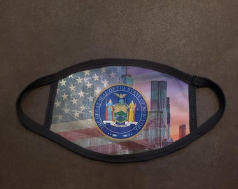 New York State Seal Face Mask