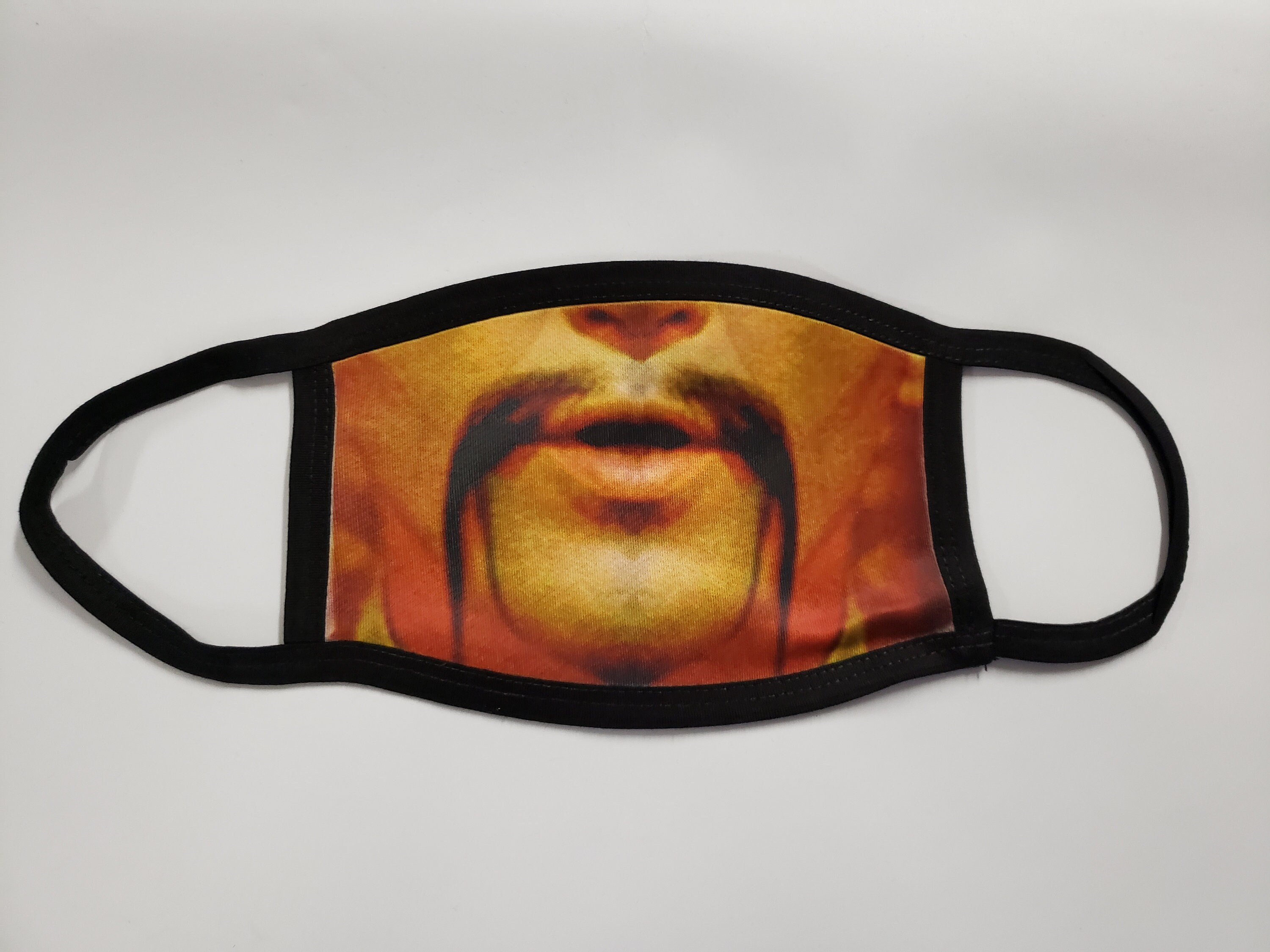 Fu Manchu Moustache Face Mask - Etsy
