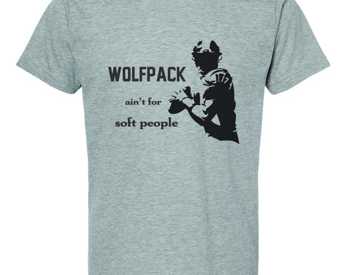 Savage Wolves Ain't for soft people slogan tee