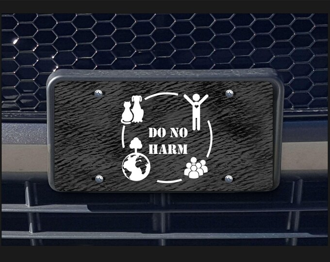 Do No Harm license plate