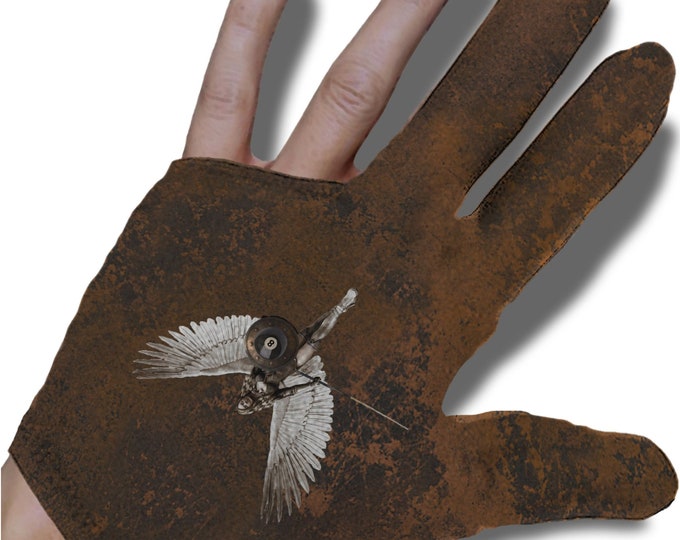 8-ball Warrior Angel Billiard Glove