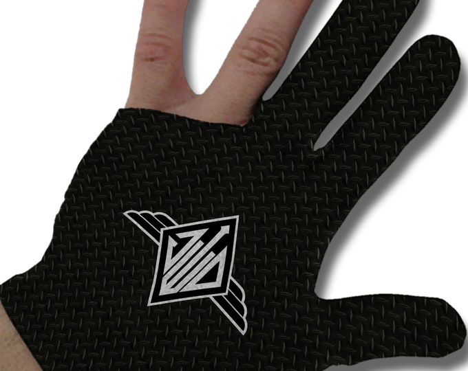 Monogrammed Black Diamond Billiard Glove