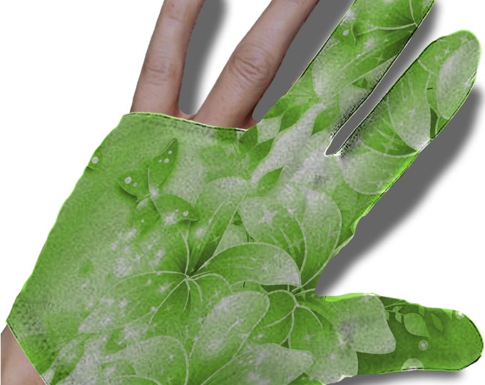 Green Butterfly Billiard Glove