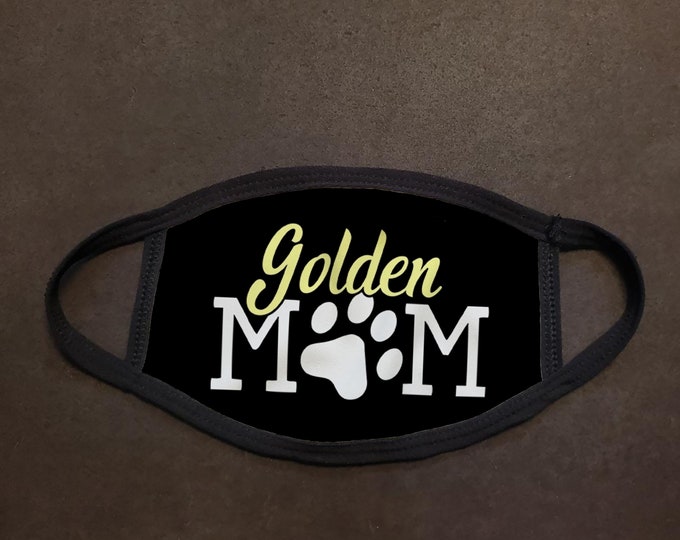 Golden Retriever Mom Face Mask
