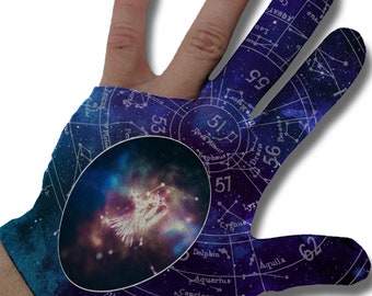 Zodiac - Virgo Constellation Billiard Glove