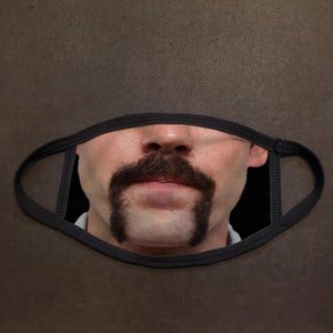 Horseshoe Moustache Face Mask