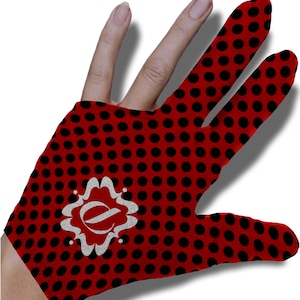 Monogrammed Polka Dot Billiard Glove