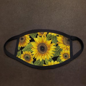 Máscara facial de girasol