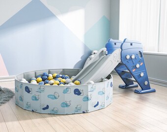 baby ball pit and slide