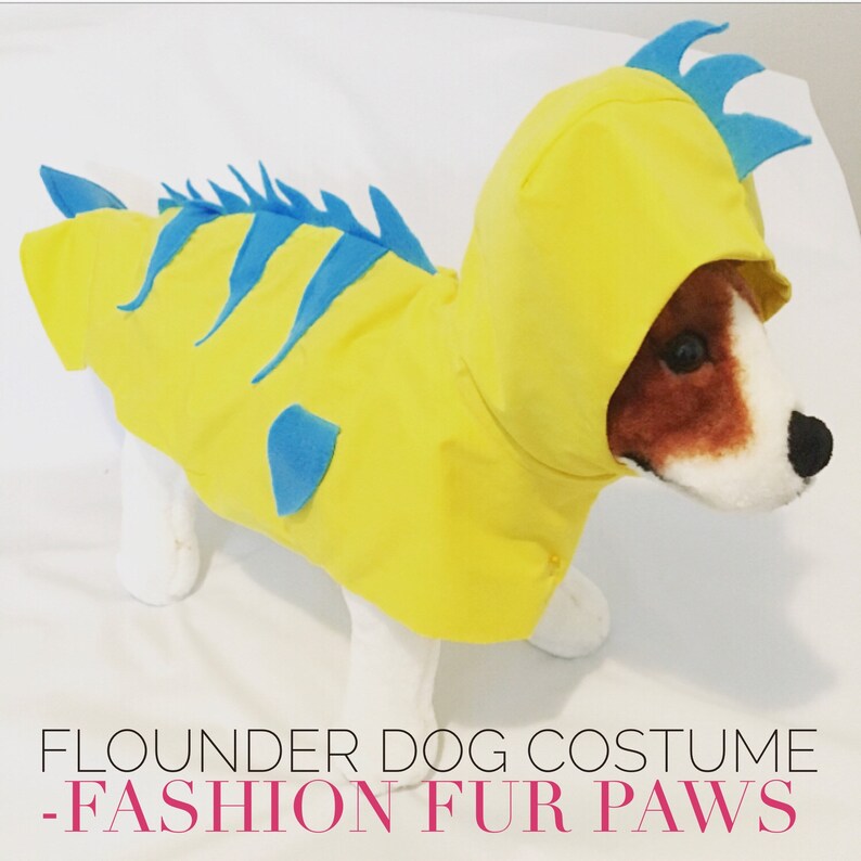 Flounder Fish Costume Dog Costume Halloween Costume for Etsy