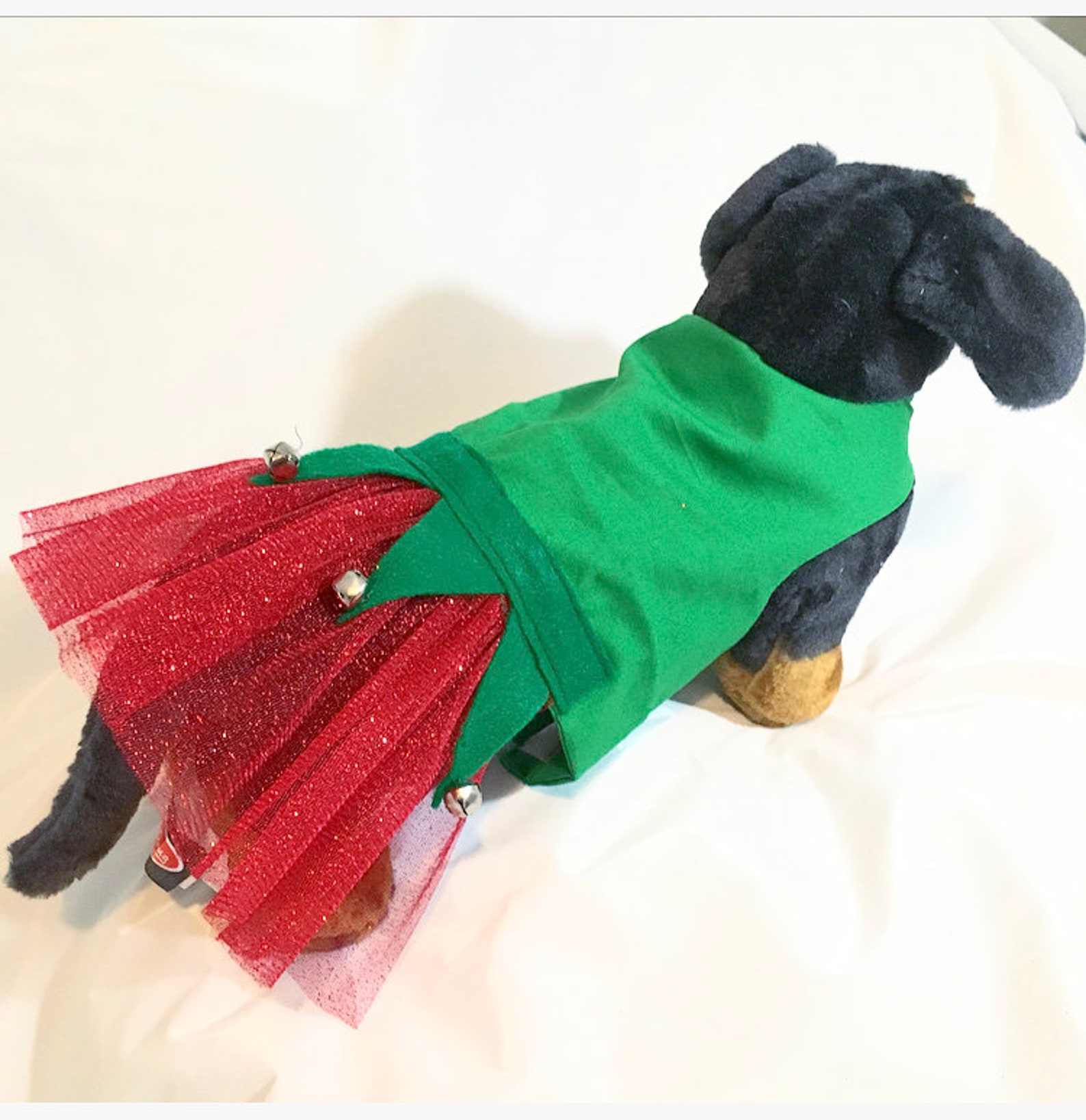 Christmas Dog Elf Costume Holiday Dog Costume Elf Dog Etsy