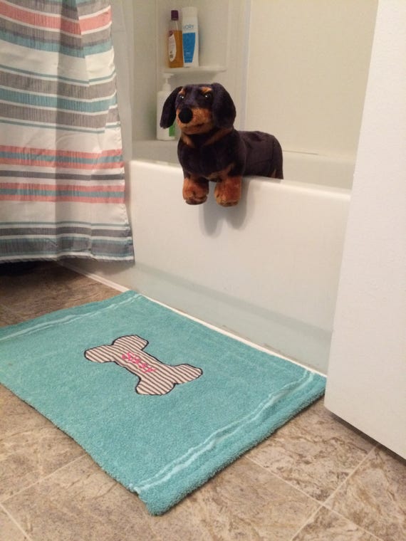 dog bath mat