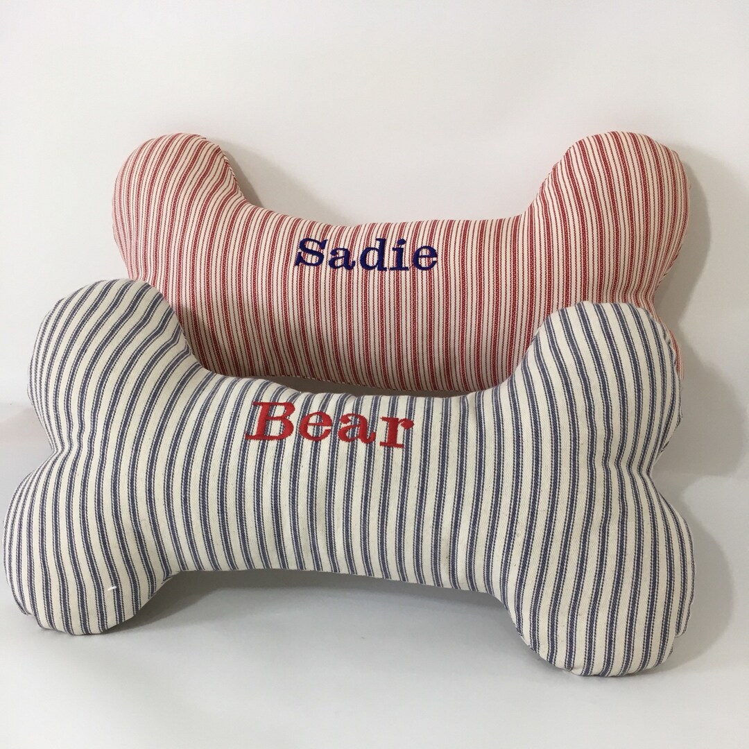 HOT Dog Toy Dog Chew Pillow Bone Shaped Neck Pillow Soft