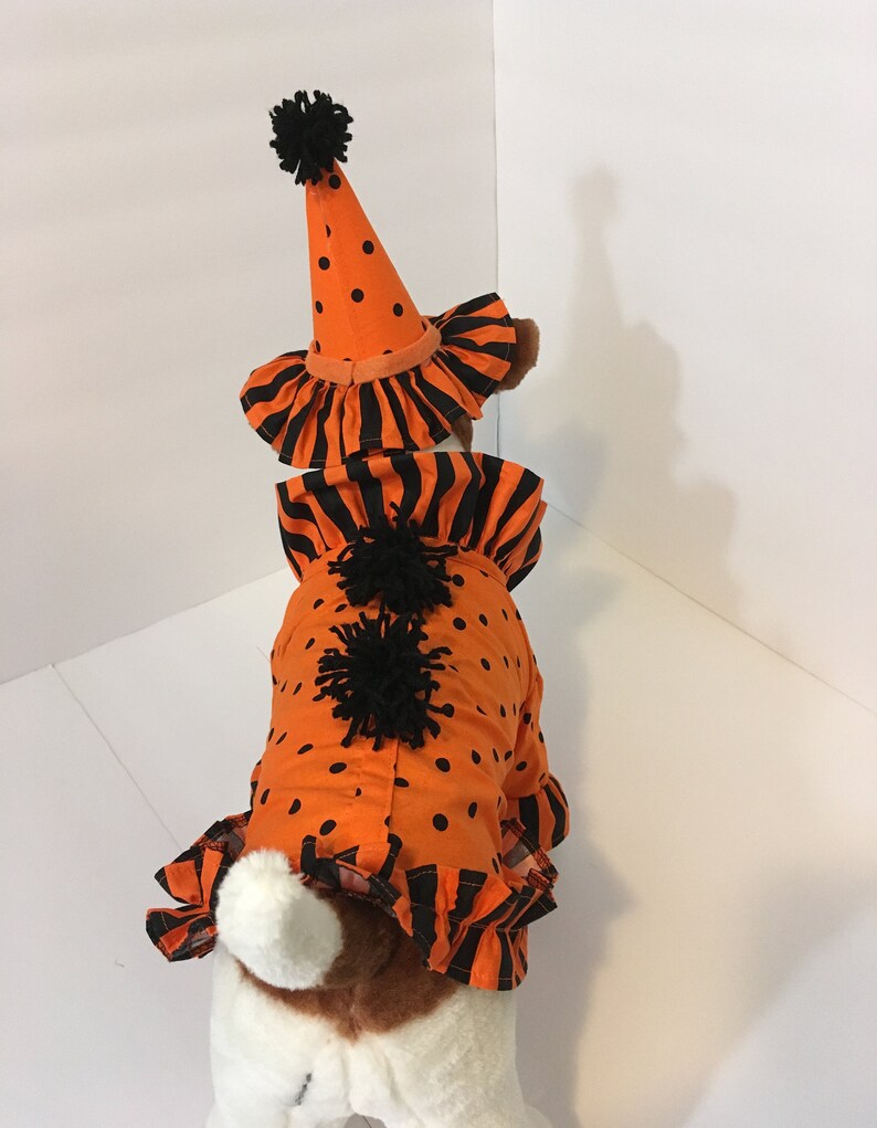 Clown Dog Costume dog Costume halloween Costume Party Etsy