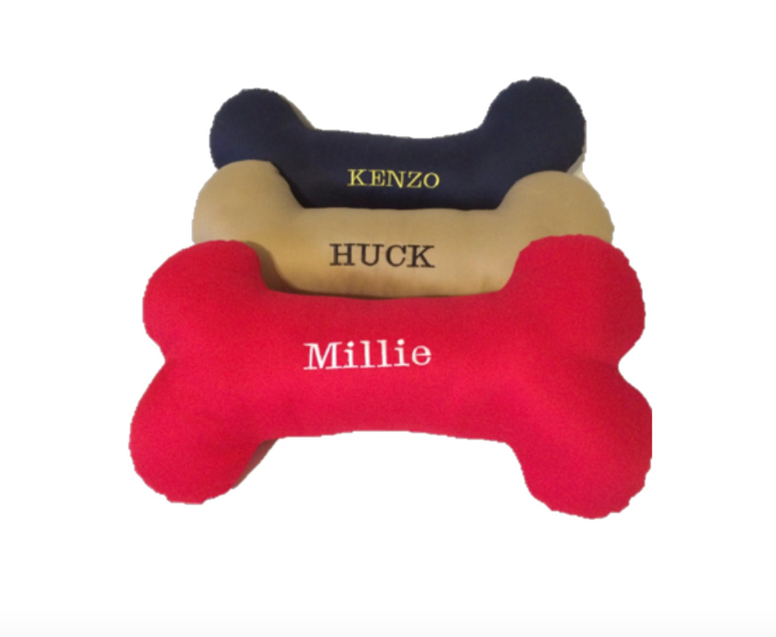 Dog Bone Bone Pillow Personalized Dog Bone Large Dog Bone Etsy