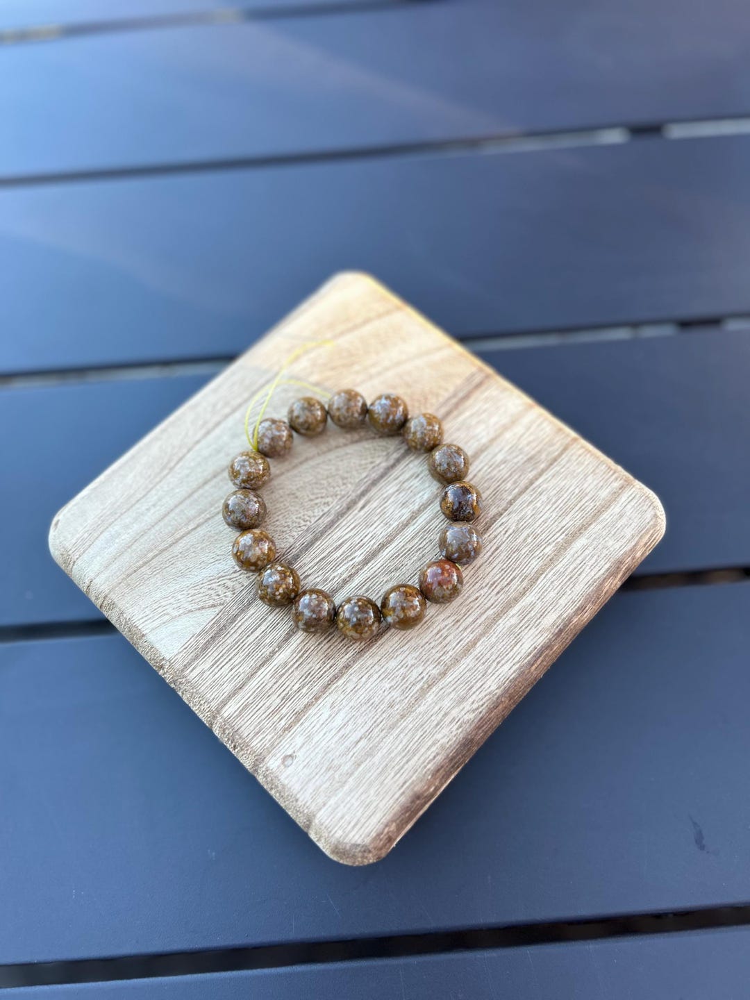 Fish Roe Agate Crystal Soft Bangle Beaded Bracelet - Etsy
