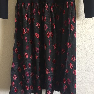 Women's Size 6 Vintage 70s Sweater Dress with Flared Skirt Diane Von Furstenberg image 3