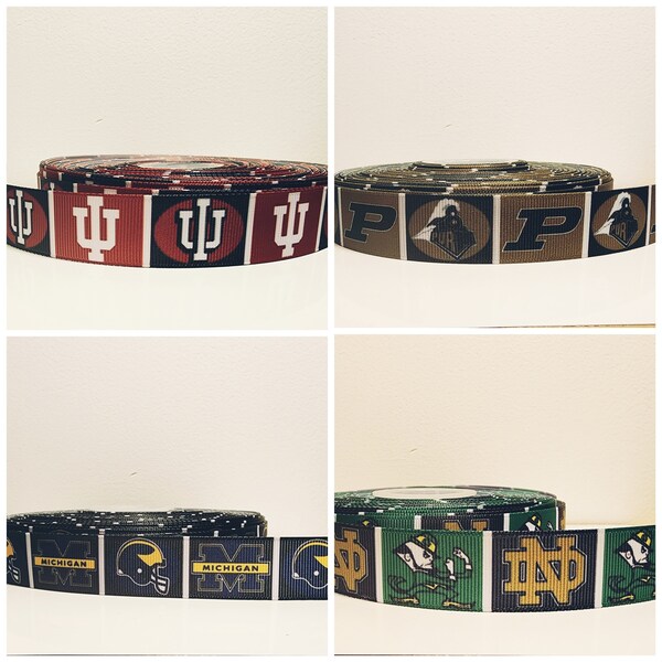 College Inspired 7/8" Grosgrain Ribbon