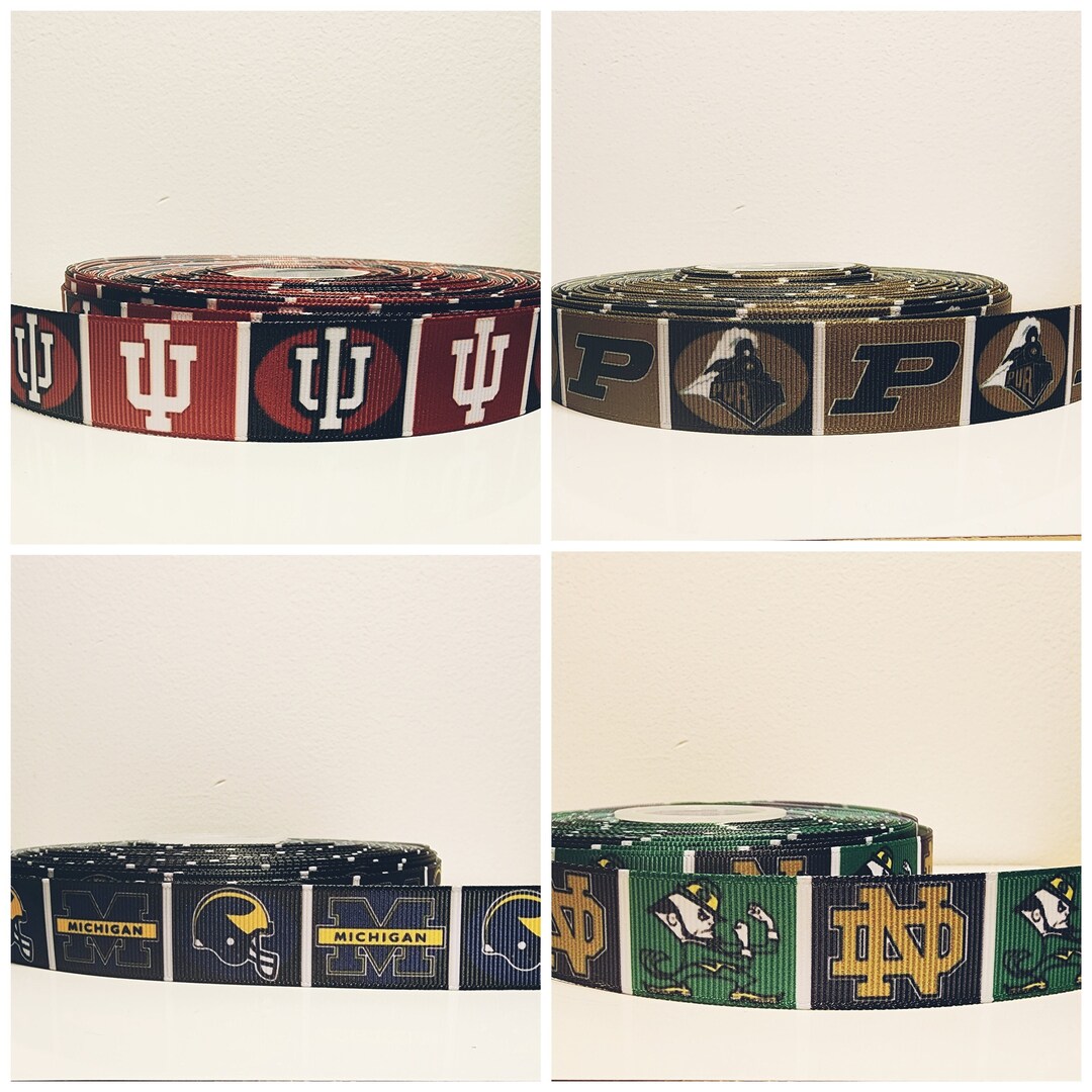 3 Yards College Inspired 7/8 Grosgrain Ribbon - Etsy