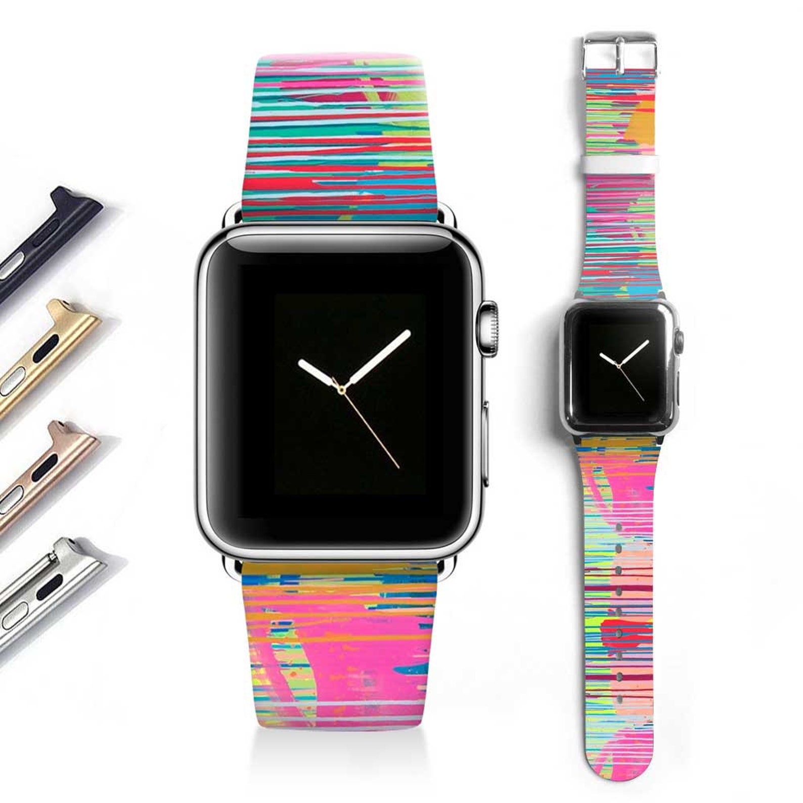 Splash paint Apple watch band women Apple watch strap Etsy