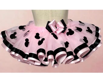 Pink Tutu Skirt; Baby Girl Tutu; Toddler Girl Tutu Skirt. Girl Tutu Dress. Mouse Tutu Dress.