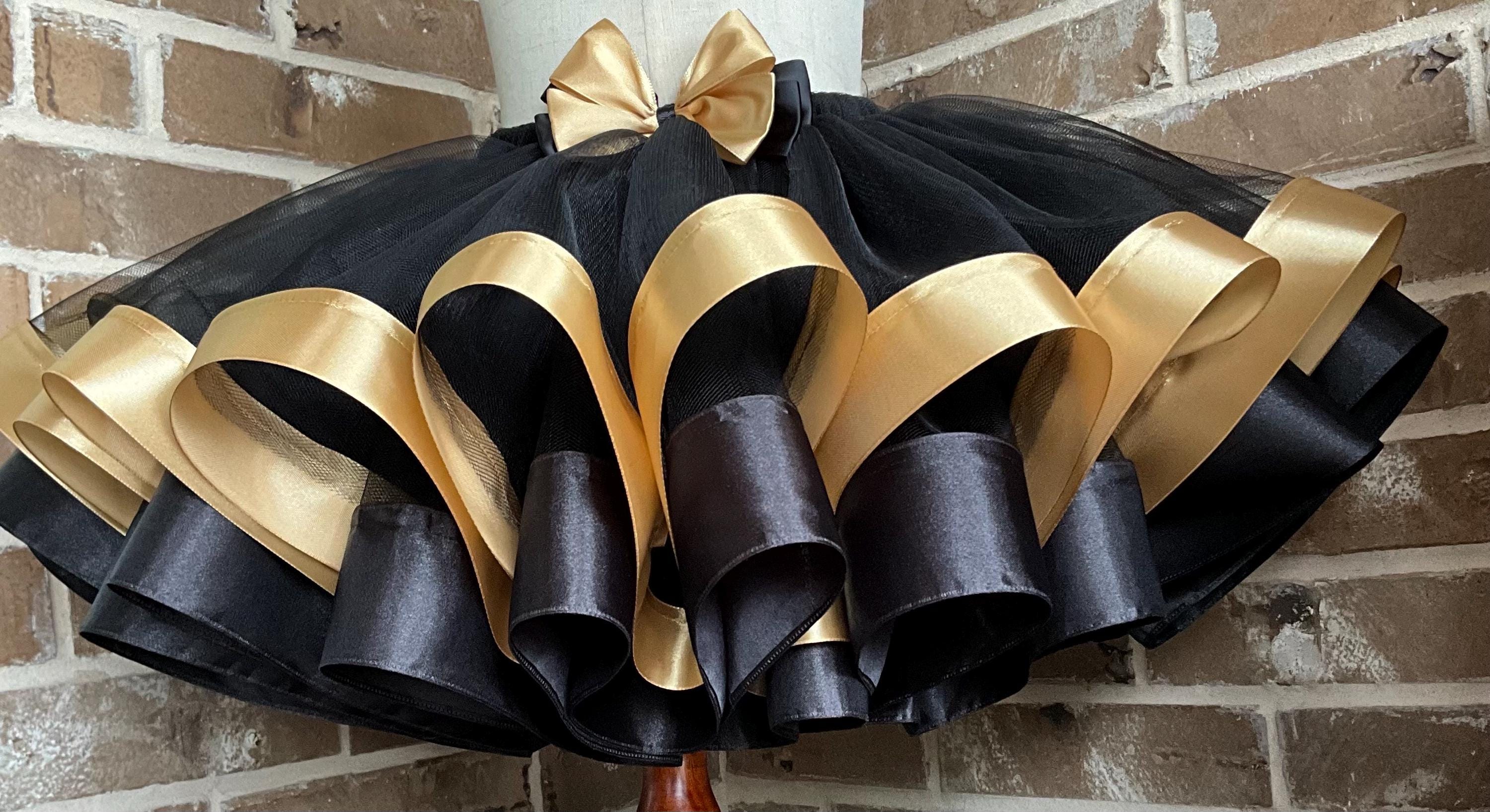 Black and Gold Baby Girl Dress - Etsy