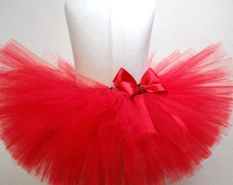 Red Tutu Skirt; Baby Girl Tutu Skirt; Birthday Tutu Skirt; Puffy Tutu Skirt, Special Occasion Tutu Skirt; Lady Bug Tutu Skirt.