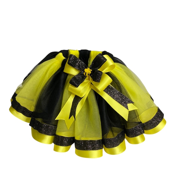 Black glitter cheap tutu skirt