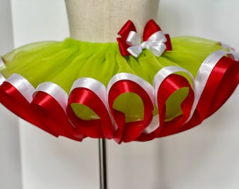 Green Tutu Skirt; Baby Girl Tutu; Toddler Girl Tutu Skirt. Girl Tutu Dress. Toddler Tutu Dress. The Grinch color