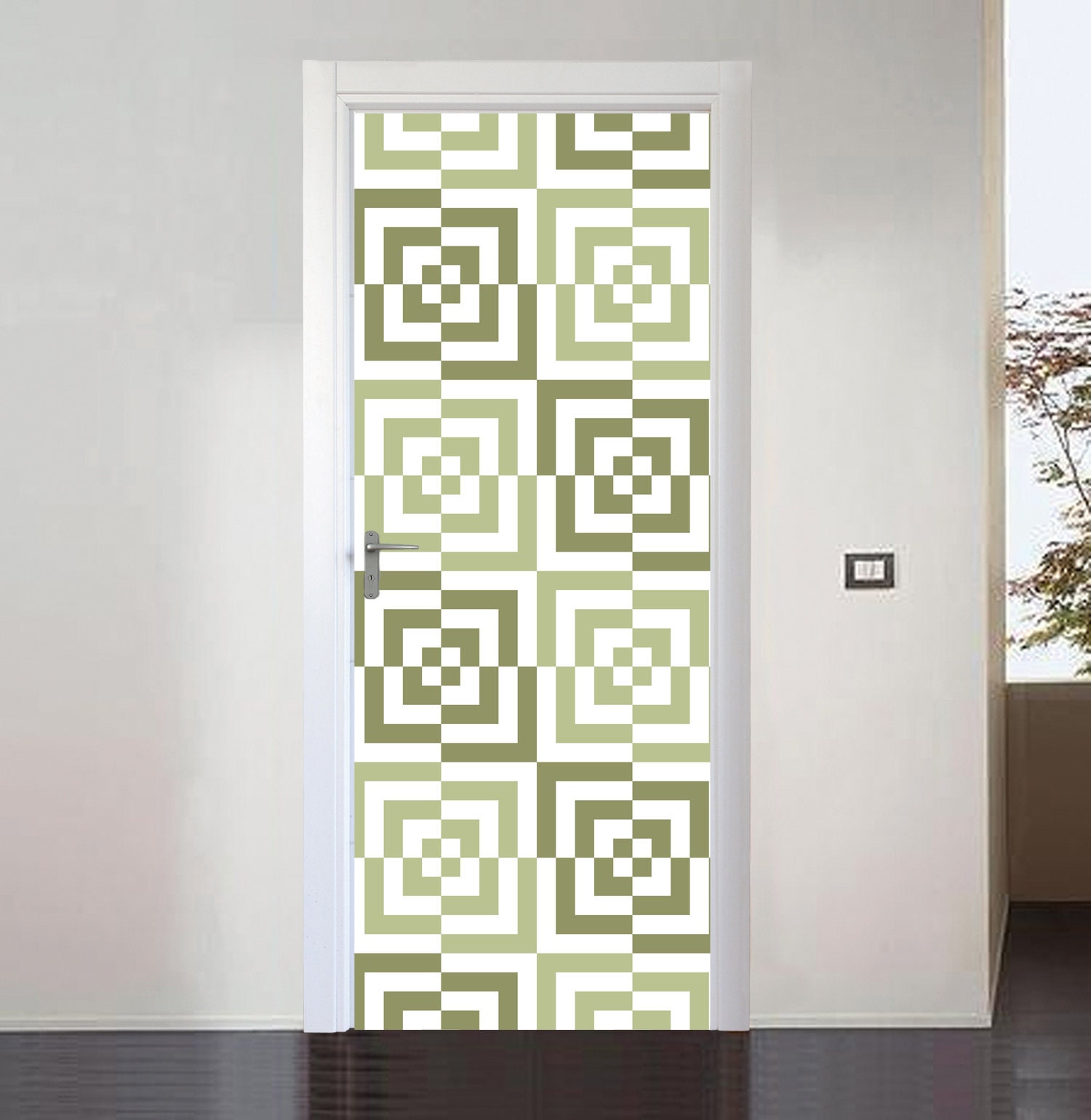 Door Mural Forest Self Adhesive Vinyl Decal Wall Sticker Etsy
