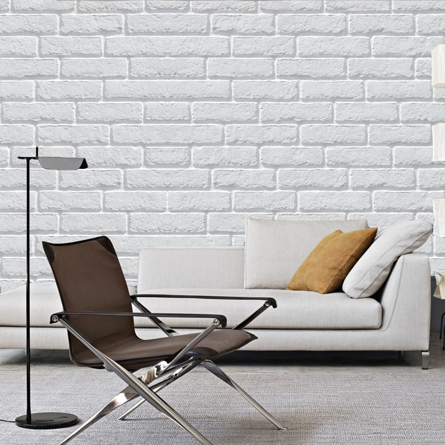 Brick Wallpaper Mural Peel and Stick brick Wallpaper brick Etsy