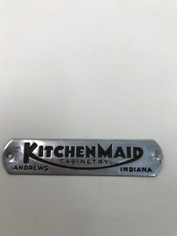 Items Similar To Metal Label For Kitchen Maid Cabinetry On Etsy