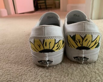 sunflower vans etsy