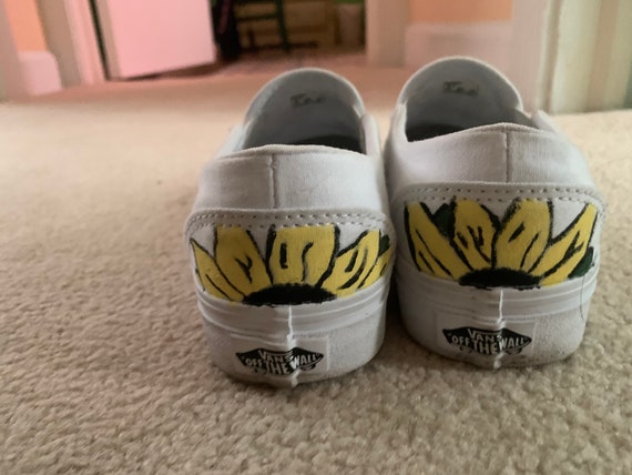 sunflower vans etsy