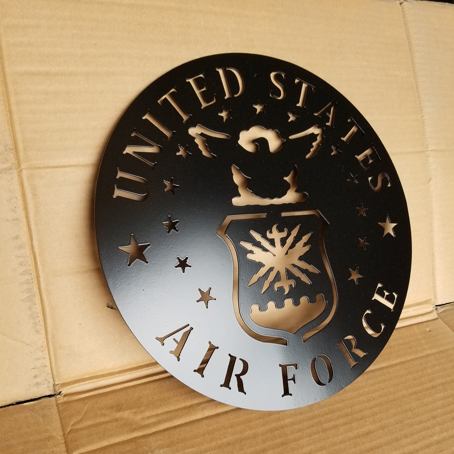 Metal U.S. Air Force Military Emblem Etsy
