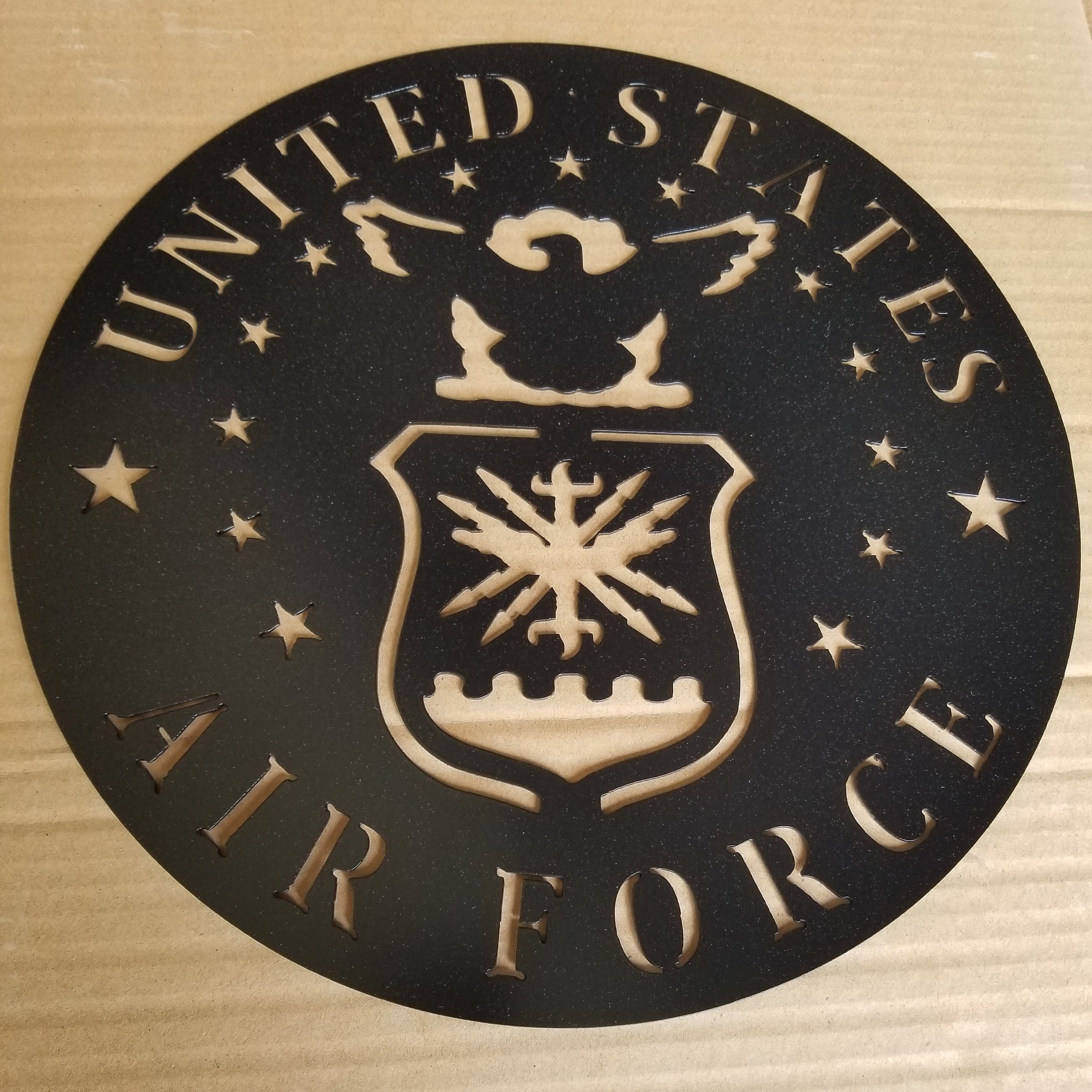 Metal U.S. Air Force Military Emblem Etsy