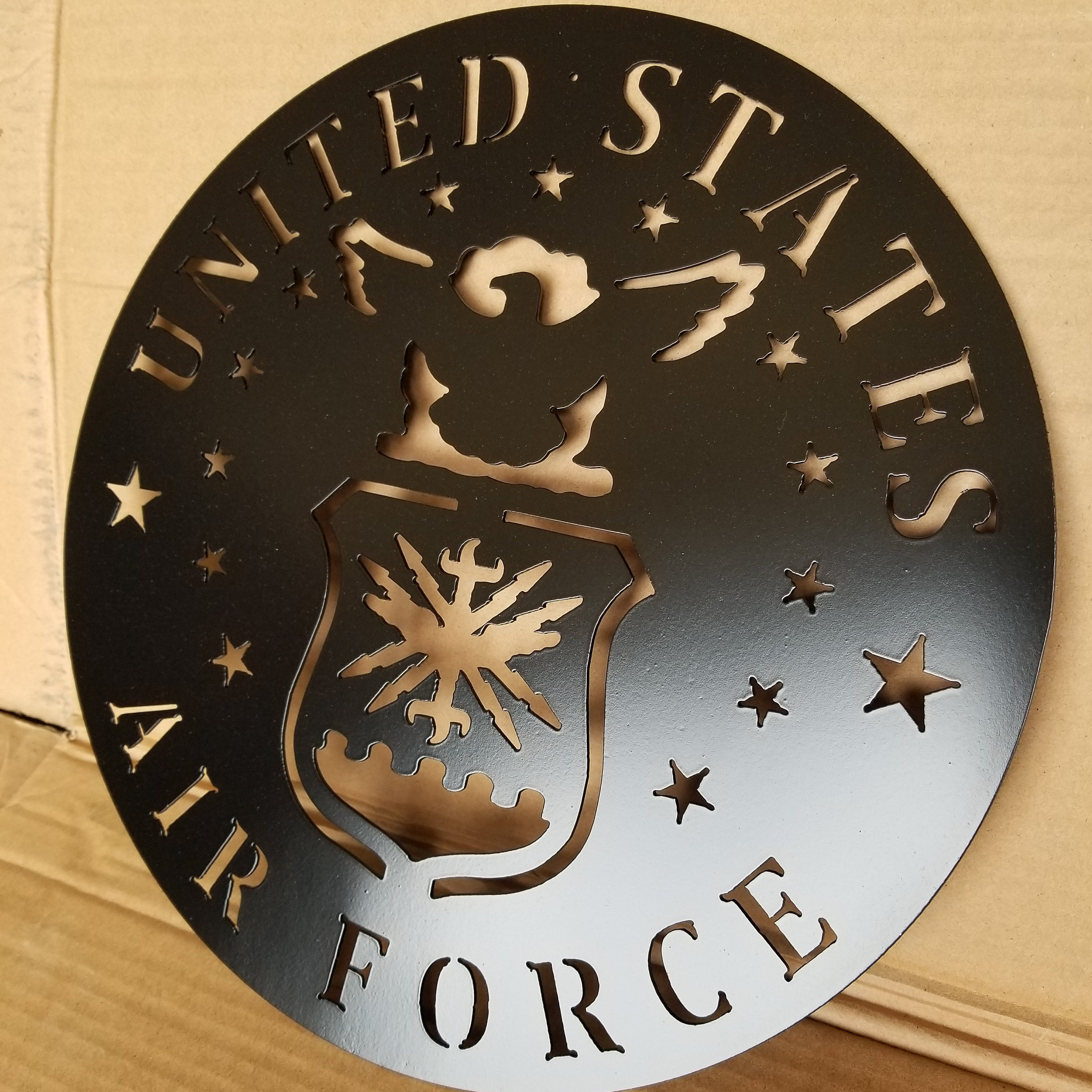 Metal U.S. Air Force Military Emblem Etsy