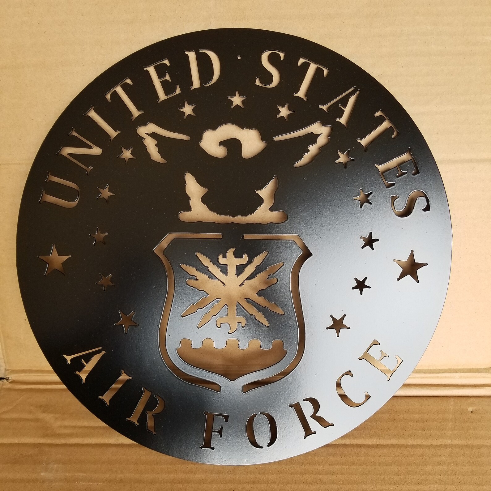 Metal U.S. Air Force Military Emblem Etsy