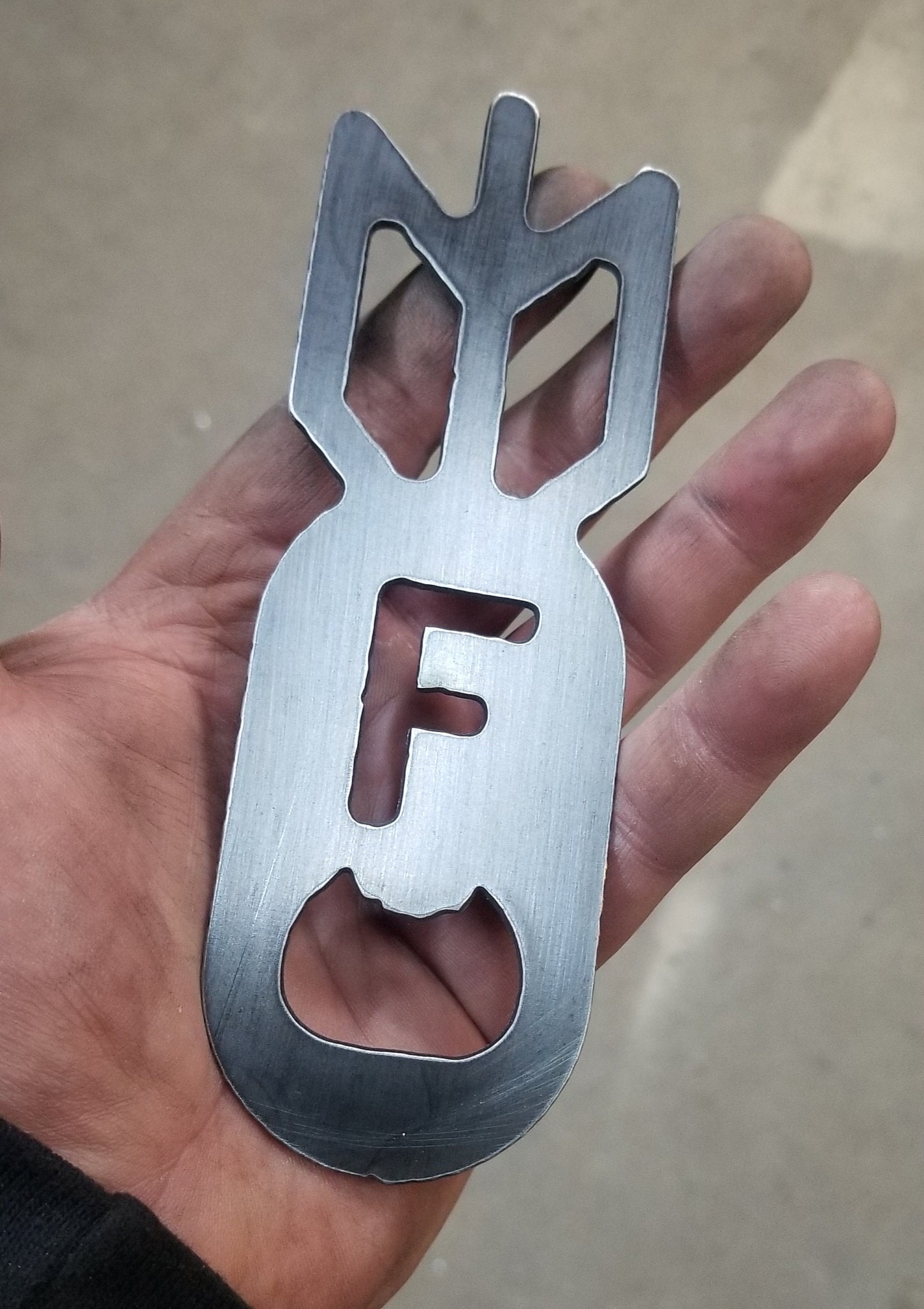 Steel F Bomb Bottle Opener | Etsy