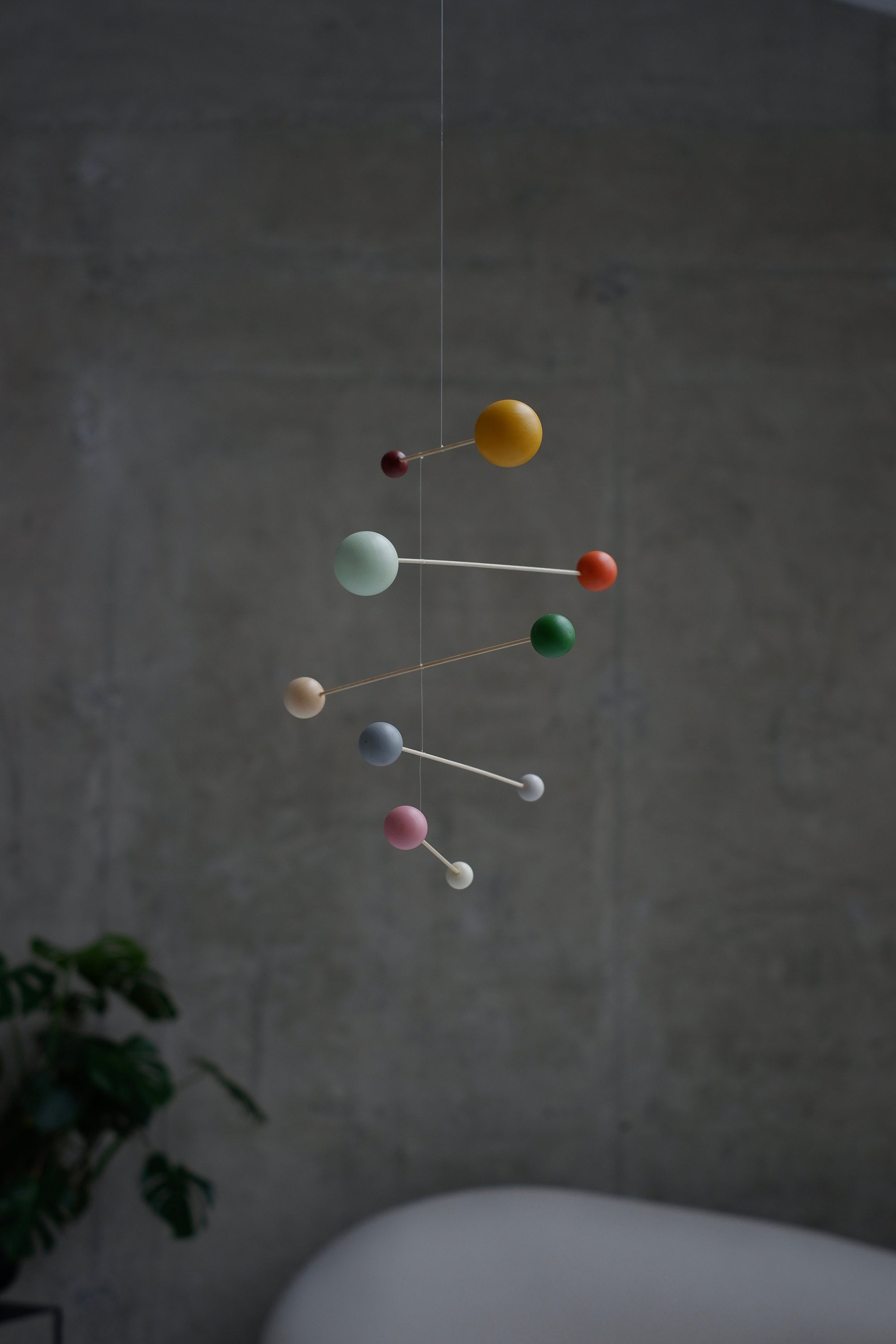 Kinetic mobile, Hanging mobile, Art for home, decor with movement, wo…