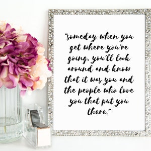 Taylor S - Someday When You Get Where You&#39;re Going, You&#39;ll Look Around... // 20x10&quot; Digital print // 1989 Album, Quote, Grammys