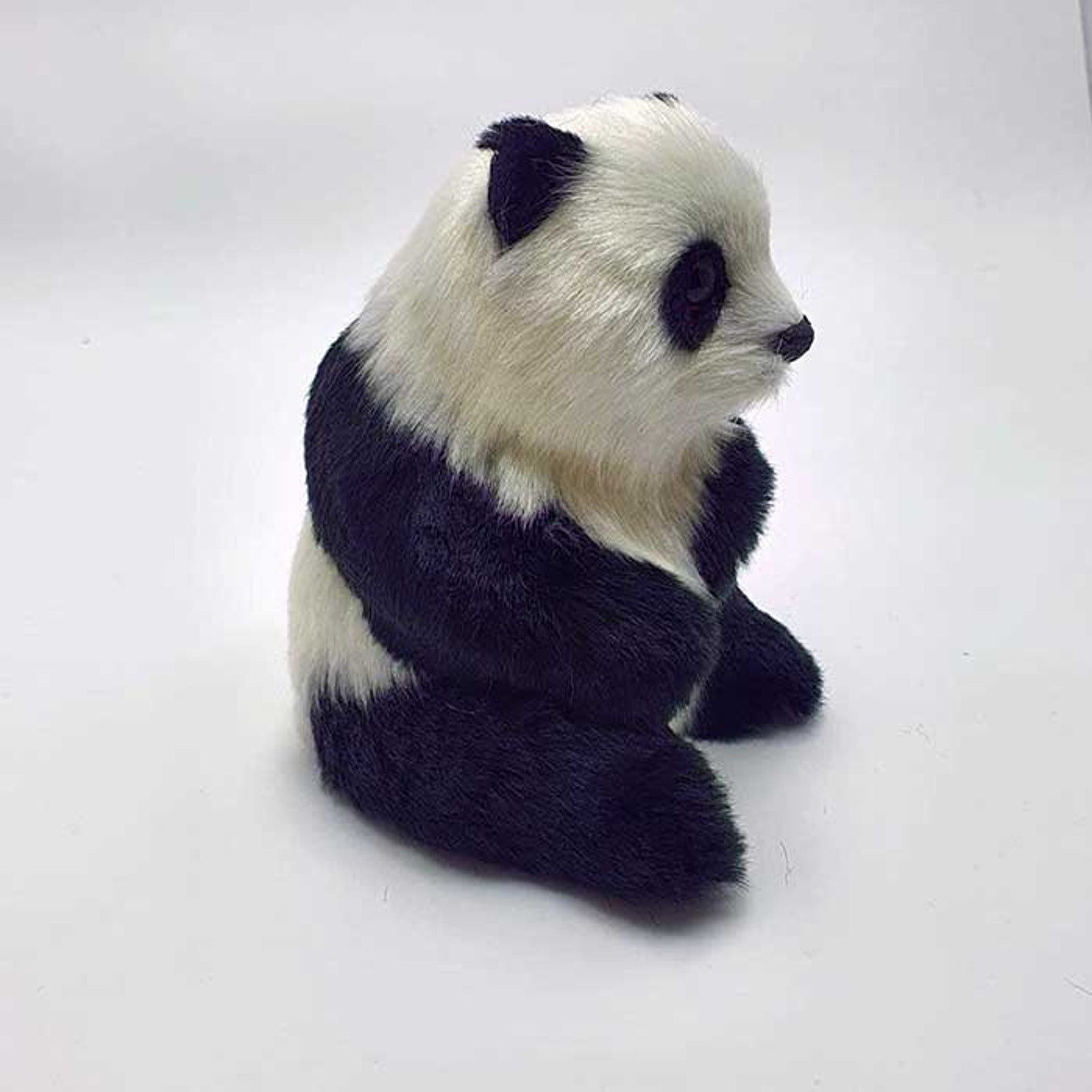 Realistic Toy, Realistic Panda Toy. Kung Fu Panda. Handmade Animal Doll ...