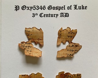 P Oxy 5346 (P 138) Gospel of Luke Recreation