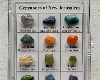 Gemstones of New Jerusalem Real Stones