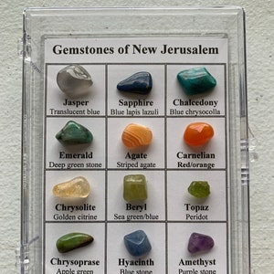 Gemstones of New Jerusalem Real Stones