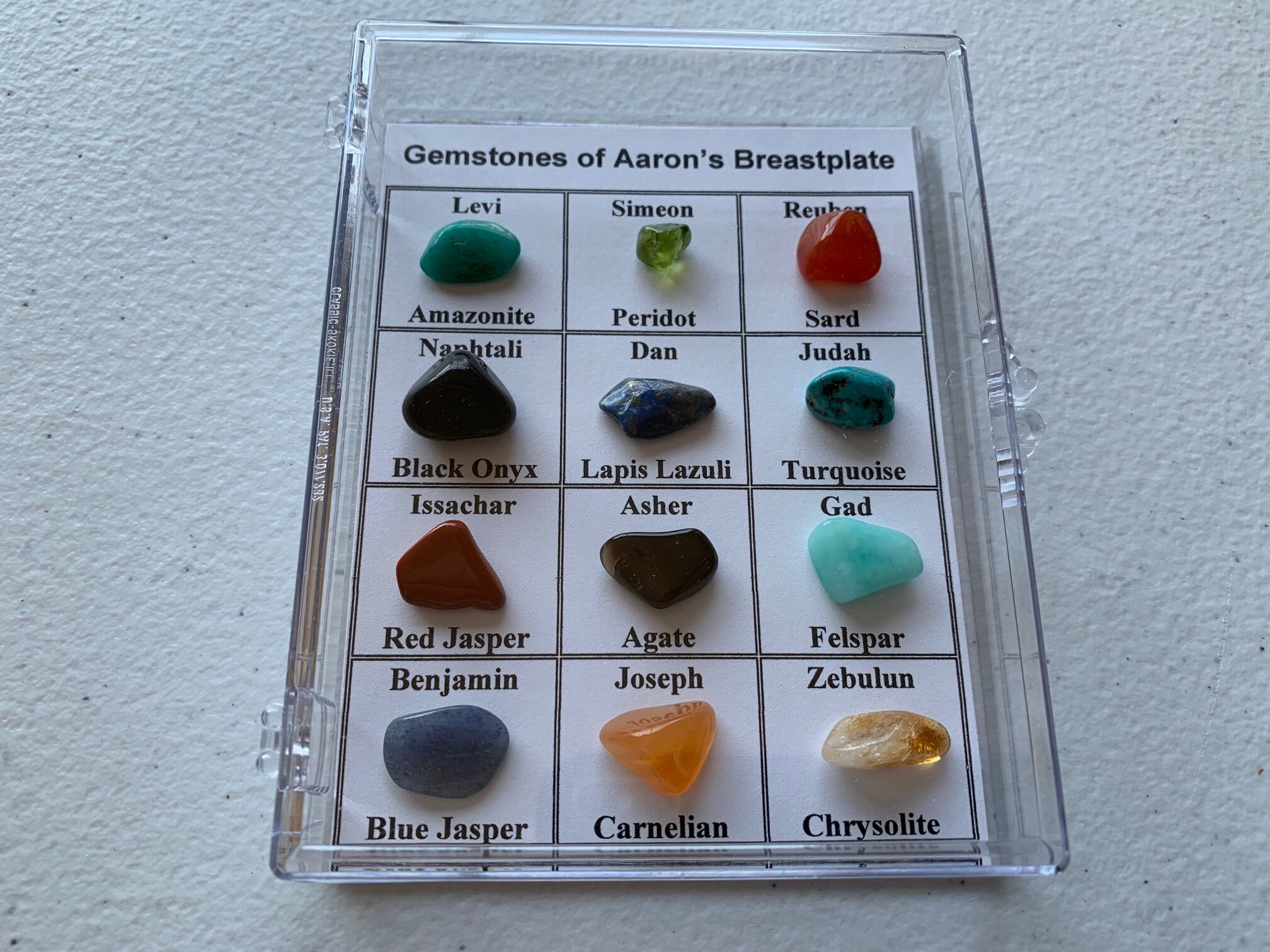 Gemstones of Aaron's Breastplate Real Stones Etsy